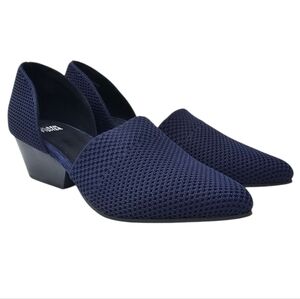 Eileen Fisher Hallo Knit D'Orsay Mesh Heeled Shoes - Women's Size 9